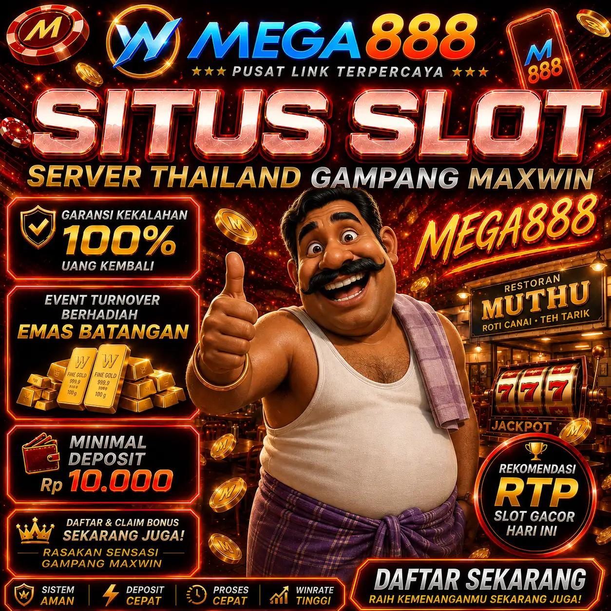 MEGA888 Malaysia | APK Rasmi 2026, Login & Daftar Online